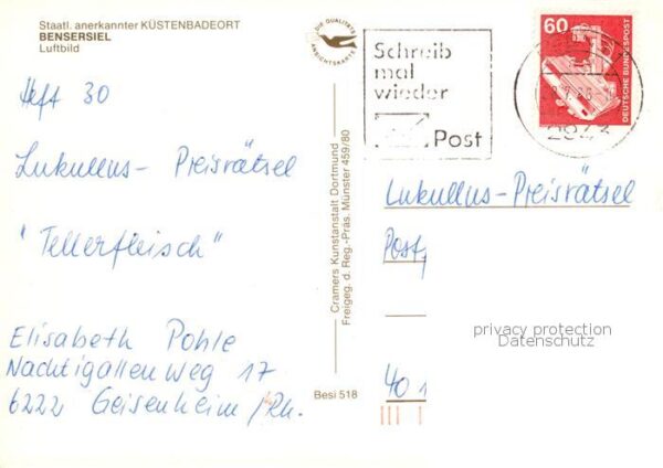 Bensersiel Fliegeraufnahme – Bild 2