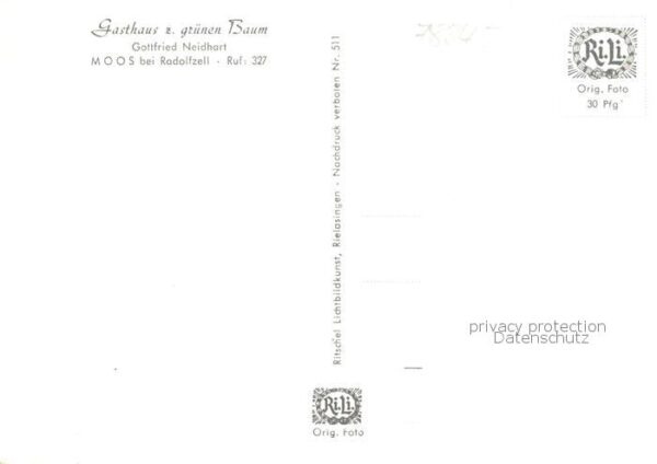 Moos  Bodensee Gasthaus zum gruenen Baum Strand Gaststube Zimmer – Bild 2