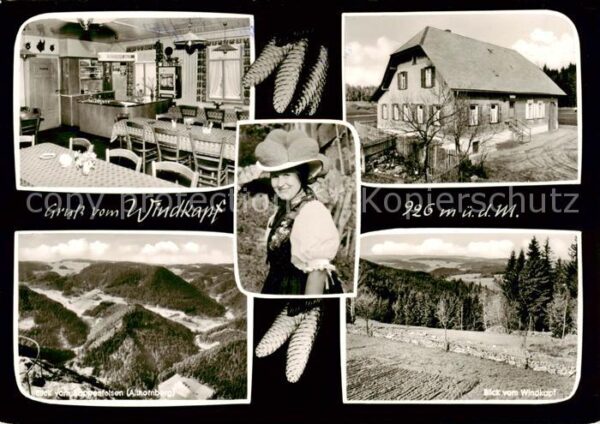Windkapf Hornberg Schwarzwald Gasthaus Deutscher Jaeger Gaststube Blick vom Rapp