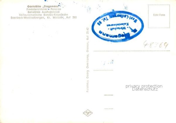Westladbergen Gaststaette Stegemann Gastraeume Bar – Bild 2