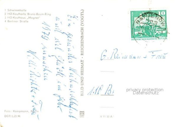 Rathenow Schwimmhalle HO Kaufhalle Brune Baum Ring HO Kaufhaus Magnet Berliner S – Bild 2