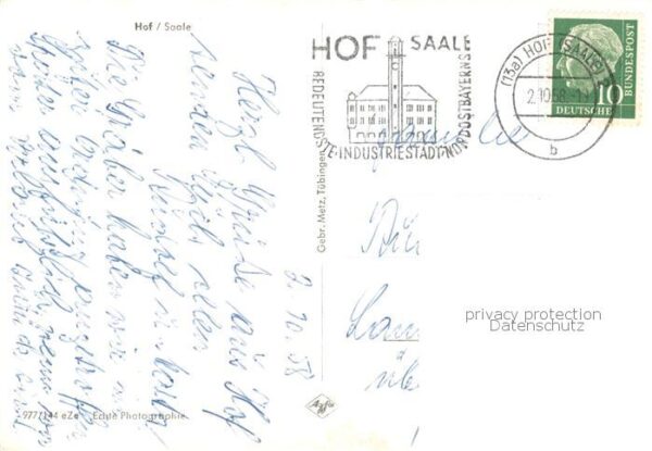 Hof  Saale Stadtansicht – Bild 2