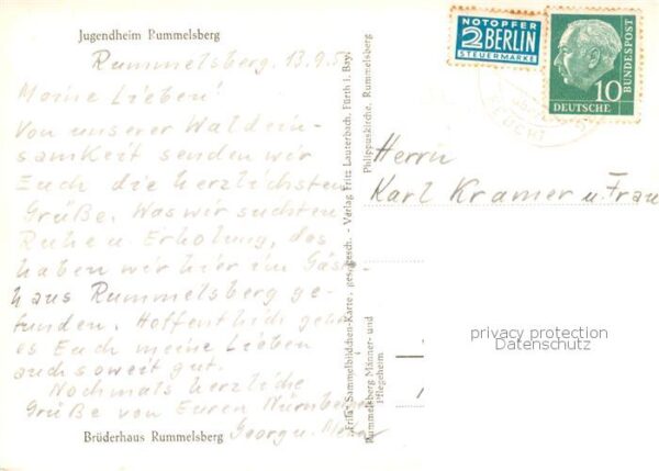 Rummelsberg Schwarzenbruck Nuernberg Jugendheim Rummelsberg Teilansichten – Bild 2