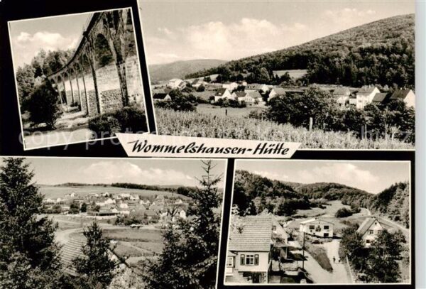 Wommelshausen Bad Endbach Huette Viadukt Panorama Ortsansichten
