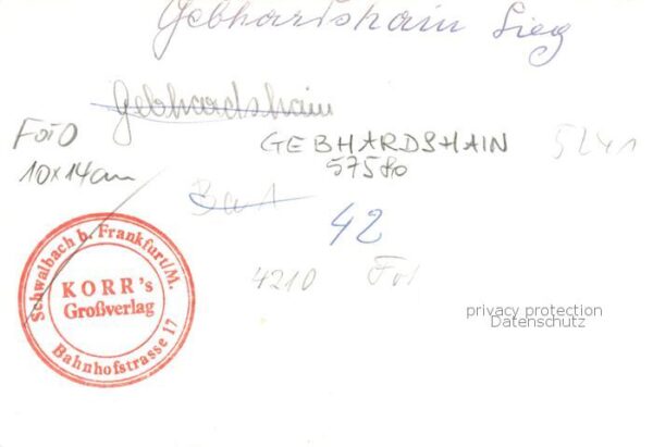 Gebhardshain Strassenpartie – Bild 2