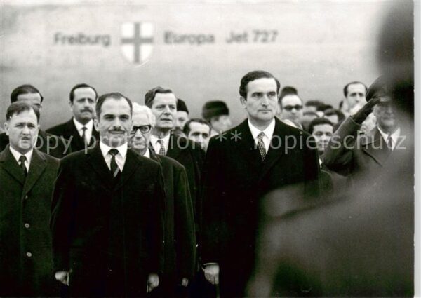 Jordanien Koenig Hussein Gruppenbild