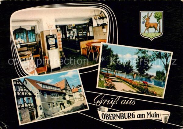 Obernburg Main Gasthaus Zum Karpfen Gaststube Schwimmbad