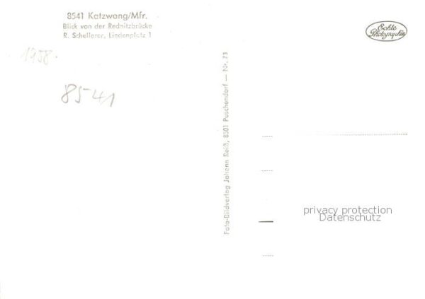 Katzwang Blick von der Rednitzbruecke – Bild 2