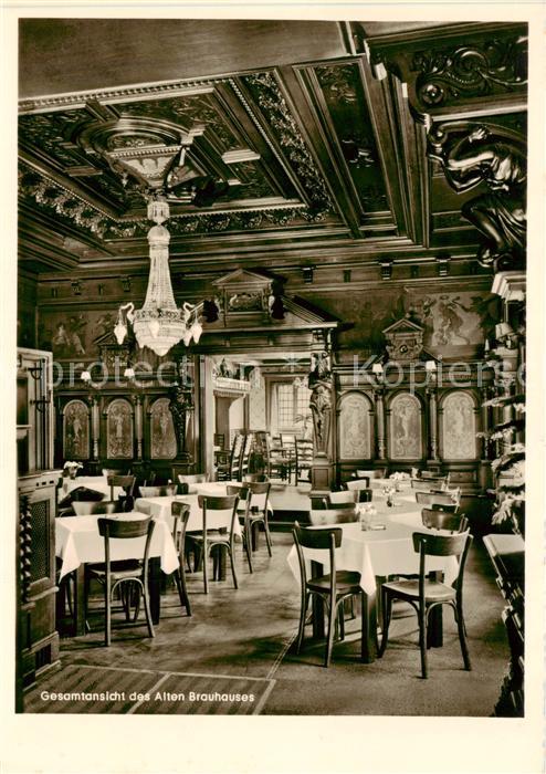 Unterbruch Altes Brauhaus Gastraum