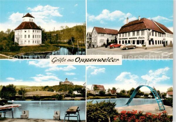 Oppenweiler Schloesschen Gasthof Loewen Schwimmbad