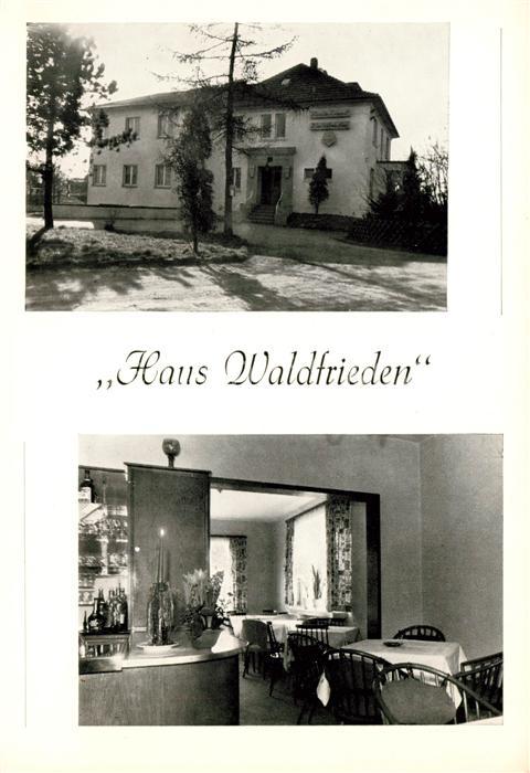 Heiligenhaus Mettmann Hotel Haus Waldfrieden Gastraum