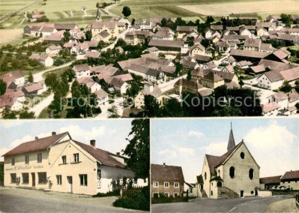 Laberweinting Fliegeraufnahme Wacker Textilien Kirche