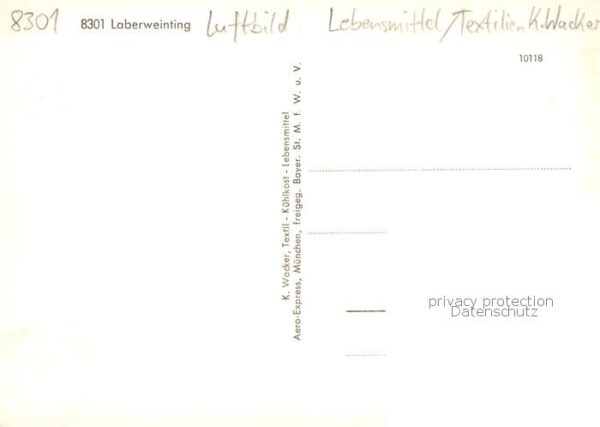 Laberweinting Fliegeraufnahme Wacker Textilien Kirche – Bild 2