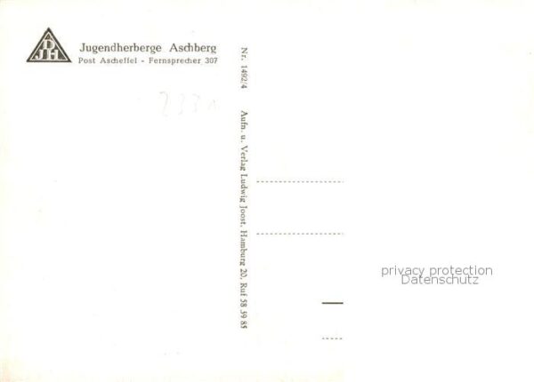 Ascheffel Jugendherberge Aschberg Bettenlager Waschraum – Bild 2