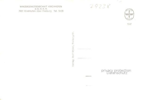 Kirchhofen Ehrenkirchen Breisgau Winzergenossenschaft Probiertube Panorama Abfue – Bild 2