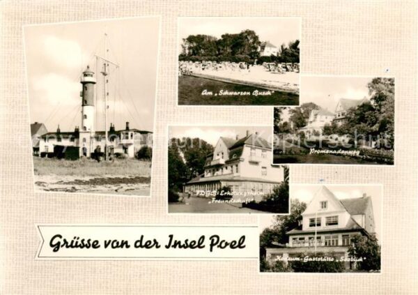 Insel Poel Leuchtturm Am Schwarzen Busch FDGB Erholungsheim Freundschaft Promena