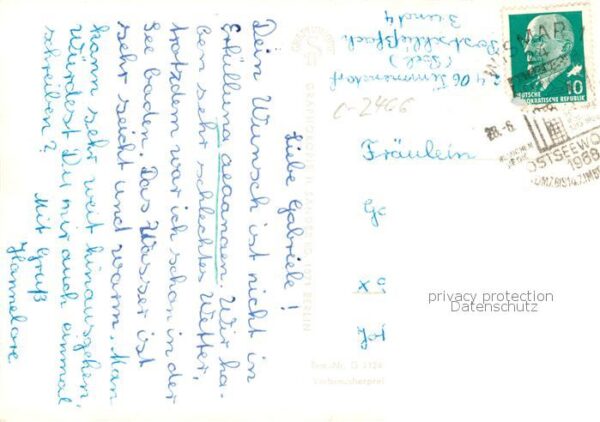 Insel Poel Leuchtturm Am Schwarzen Busch FDGB Erholungsheim Freundschaft Promena – Bild 2
