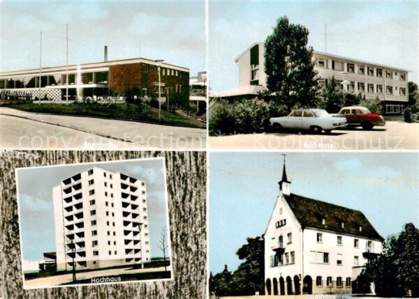 Wernau  Neckar Stadthalle Bad Hotel Hochhaus Rathaus