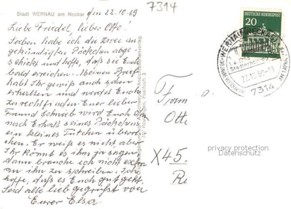 Wernau  Neckar Stadthalle Bad Hotel Hochhaus Rathaus – Bild 2