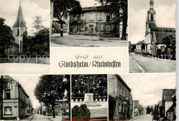 Gimbsheim Kirche Strassenpartien
