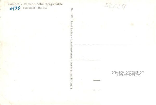 Burgbrohl Gasthof Schierbergsmuehle Gastraum Panorama – Bild 2