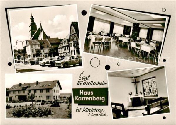 Kirchberg Hunsrueck Ev Ruestzeitenheim Haus Karrenberg Gastraum Hauskapelle