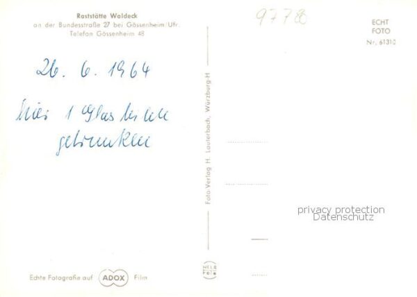Goessenheim Raststaette Waldeck Gastraeume – Bild 2