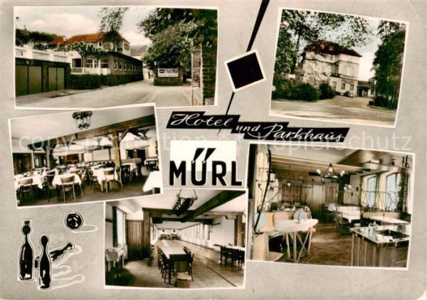Unkel Rhein Hotel und Parkhaus Muerl Gastraeume Kegelbahn