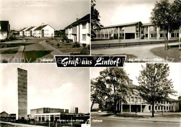 Lintorf Ratingen Loekesfeld Joh Peter Melchior Schule Pfarrer v Ars Kirche Ratha