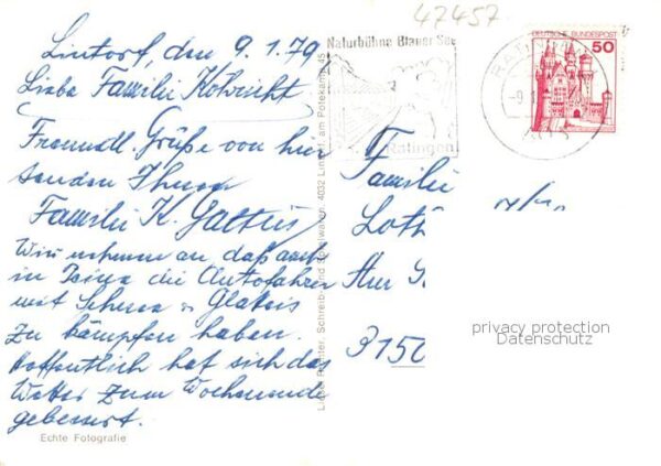 Lintorf Ratingen Loekesfeld Joh Peter Melchior Schule Pfarrer v Ars Kirche Ratha – Bild 2