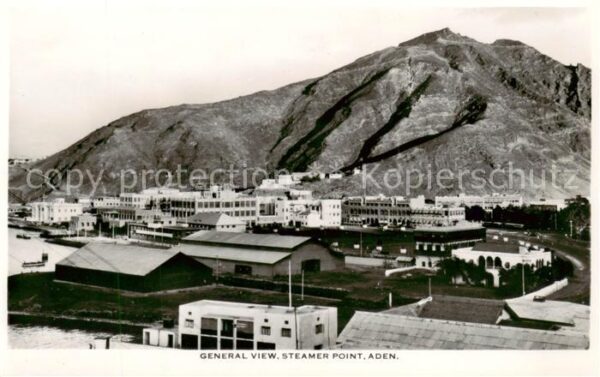 Aden Jemen General view Steamer Point