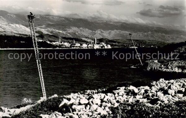 Rab  Croatia Kuestenpanorama