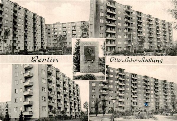 Berlin Otto Suhr Siedlung Wohnsiedlung Hochhaeuser