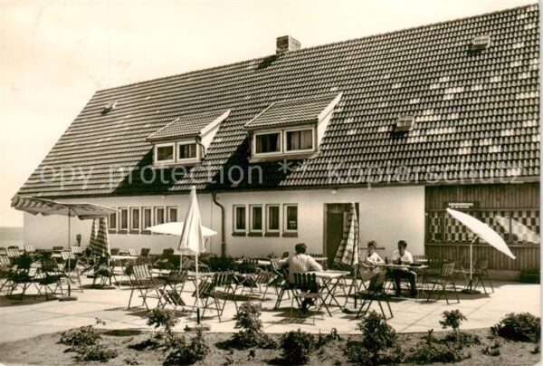 Wismar Mecklenburg Gaststaette Taum Utkieck Gartenterrasse