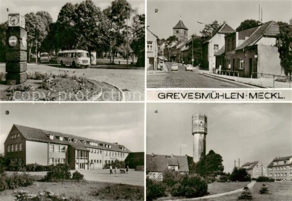 Grevesmuehlen Busbahnhof August-Bebel-Strasse Peter-Goering-Oberschule Wassertur