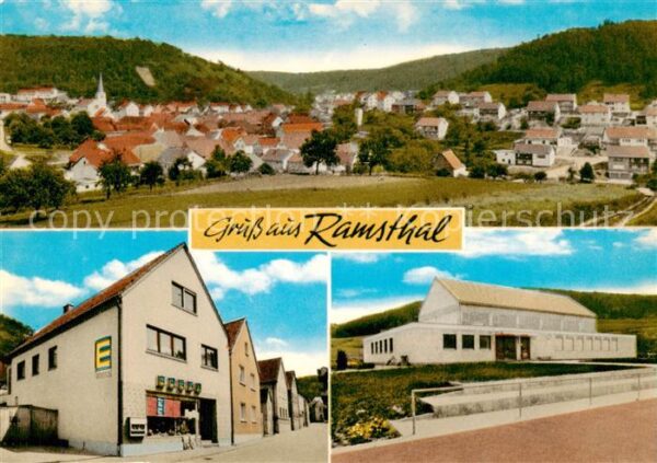 Ramsthal Gesamtansicht Gemischtwaren Geschaeft