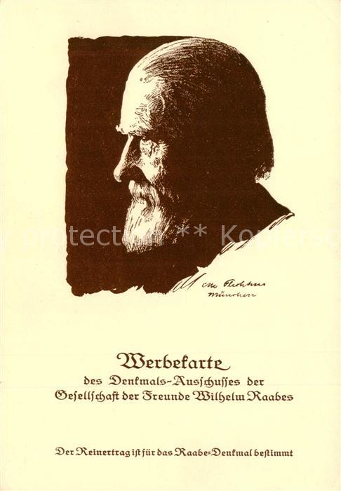 Muenchen Portrait Werbekarte des Denkmals-Ausschusses der Gesellschaft der Freun