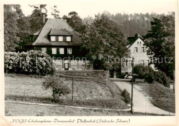 Pfaffendorf Koenigstein FDGB Erholungsheim Terrassenhof