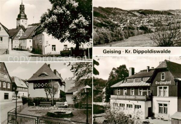 Geising Erzgebirge Konsum-Gaststaette Sporthaeusl uebersicht Anlagen am Hirtenbr