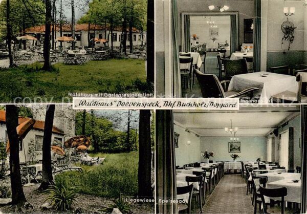 Buchholz Hunsrueck Waldhaus Doevenspeck Gartenrestauration Innenansicht Liegewie