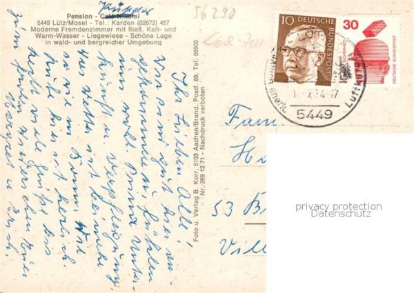 Luetz Luetzbachtal Panorama Motiv mit Kirche Partie am Bach Ortsmotive – Bild 2