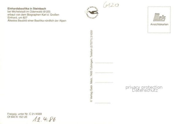 Steinbach Michelstadt Einhardsbasilika – Bild 2