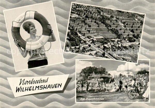 Wilhelmshaven Rettungsring Luftaufnahme Am Planschbecken