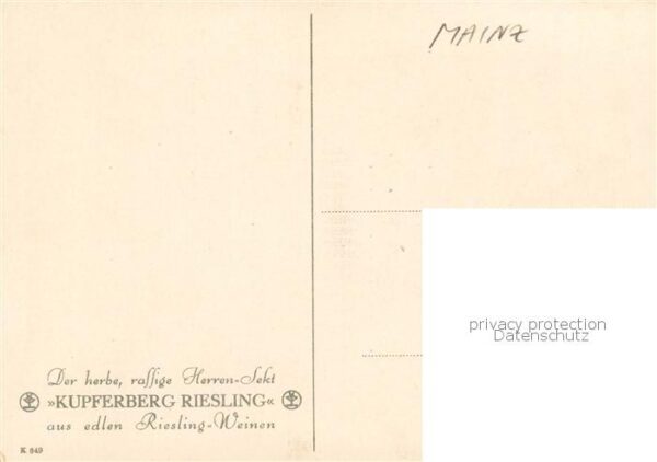 Mainz  Rhein Kupferberg Riesling – Bild 2
