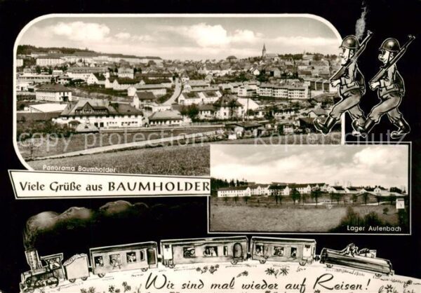 Baumholder Nahe Panorama Lager Aulenbach Zug Auto Reisen