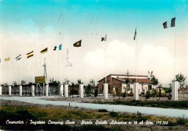 Cesenatico IT Ingreso Camping Rose Entrance