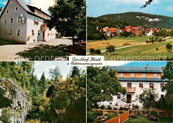 Wohlmannsgesees Gasthof Heid Panorama Felsen Natur