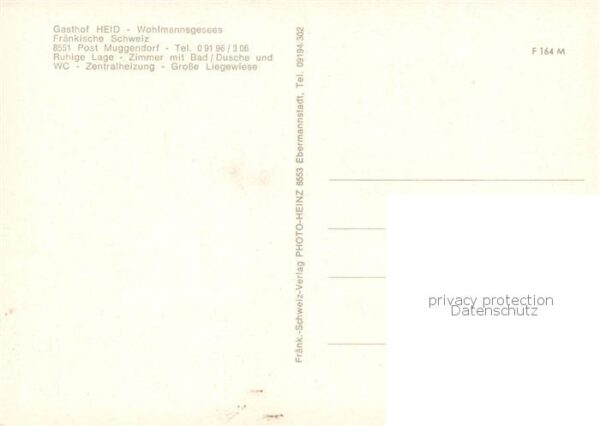 Wohlmannsgesees Gasthof Heid Panorama Felsen Natur – Bild 2
