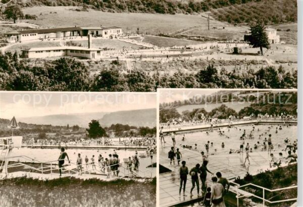 Meiningen Thueringen Freibad Rohrer Stirn