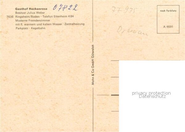 Ringsheim Gasthof Heckenrose – Bild 2